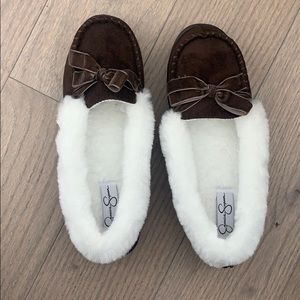 jessica simpson moccasin slippers